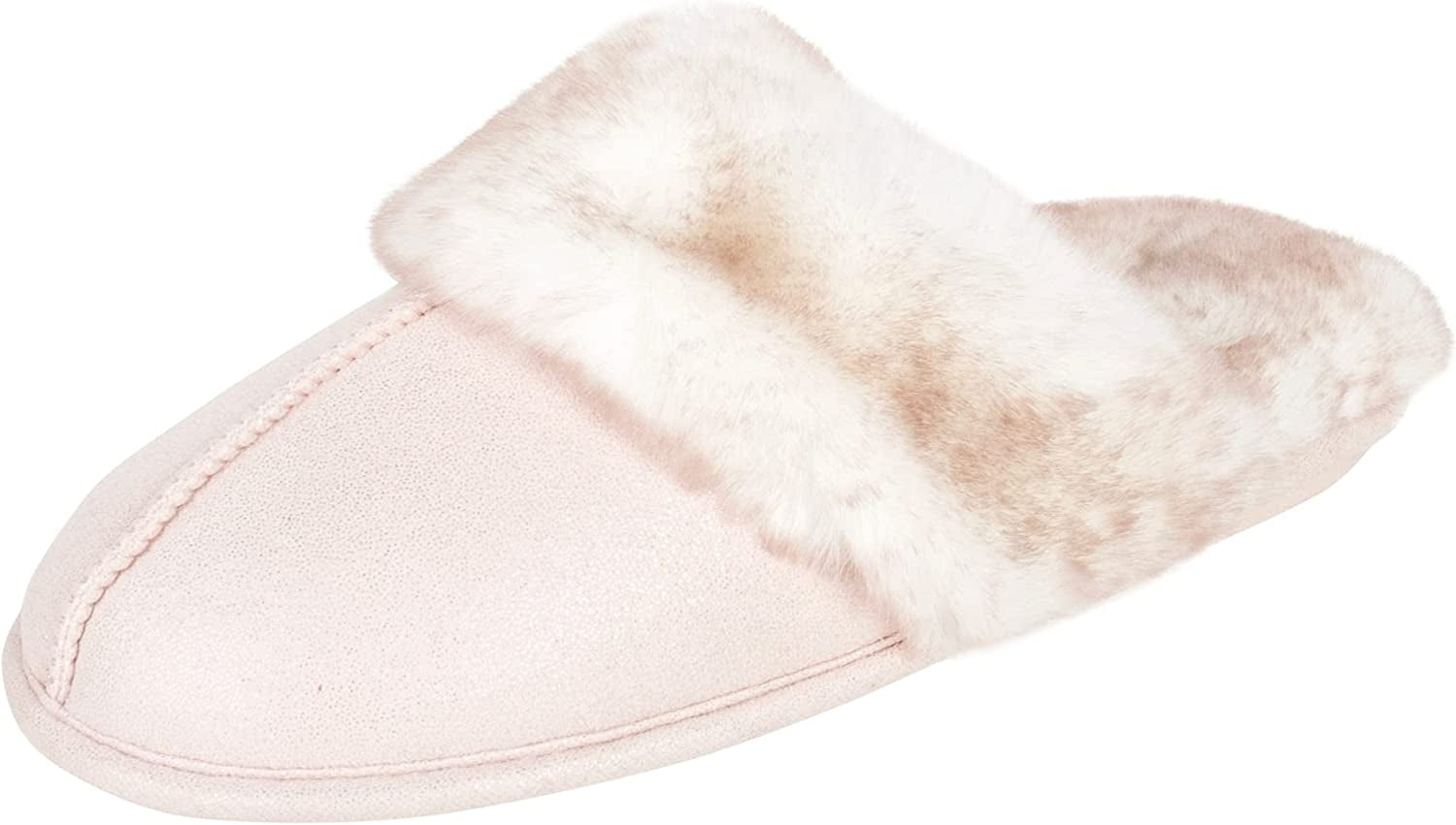Indulge in Comfort with Jessica Simpson's Stylish Faux Fur Memory Foam Slippers - Perfect for Cozy Days!