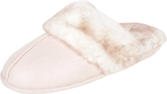 Indulge in Comfort with Jessica Simpson's Stylish Faux Fur Memory Foam Slippers - Perfect for Cozy Days!